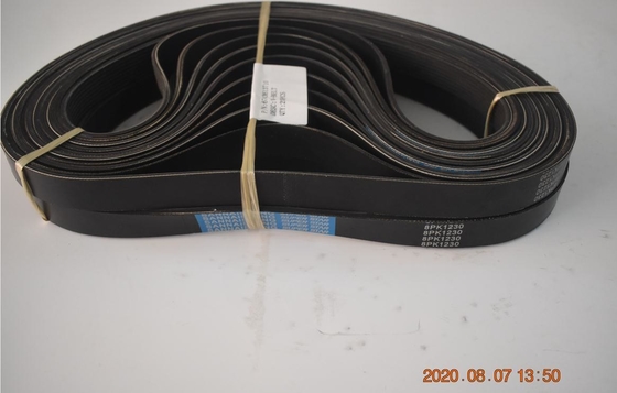 8PK1230 6743-61-3710 Excavator Engine Fan Belt For PC300-8 PC350-7 PC350-8