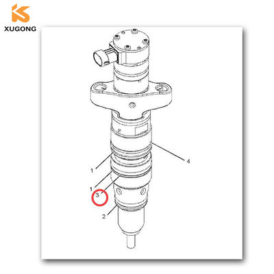 Construction Machinery Parts 396-94001P-3935 7T-5351 9M-2904 5B-3265 149-5240 O-RING for CAT E329D Engine