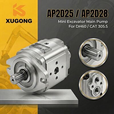 AP2D25 AP2D28 Hydraulic Piston Pump for Cat 305.5 Doosan DH60 Hyundai R55-7 Mini Excavator Main Pump