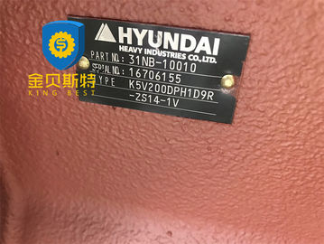 Iron Excavator Hydraulic Pumps Part No. 31NB-10010 For Hyundai R450-7 Long Lifespan