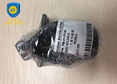 PC200-5 Komatsu Excavator Hydraulic Parts , Durable Hydraulic Pump Solenoid Valve