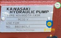 Red Excavator Hydraulic Pumps EC180 Main Hydraulic Pump Kawasaki K5V80DT