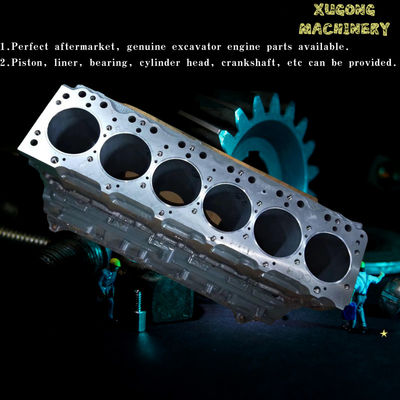 6BG1T Diesel Engine Cylinder Block For EX400 ZAX200 ZAX230-6 Excavator