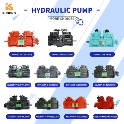 KAWASAKl K3V112DT-9N14 Hydraulic Pump For Vol Vo EC210 EC210B Kato HD700 Excavator