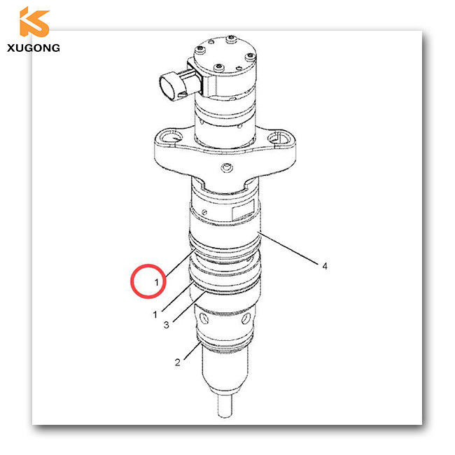 148-2903 149-5240 293-0730 1093207 1482903 1495240 2930730 Injector Rubber Seal O-RING For CAT E329D ENGINE