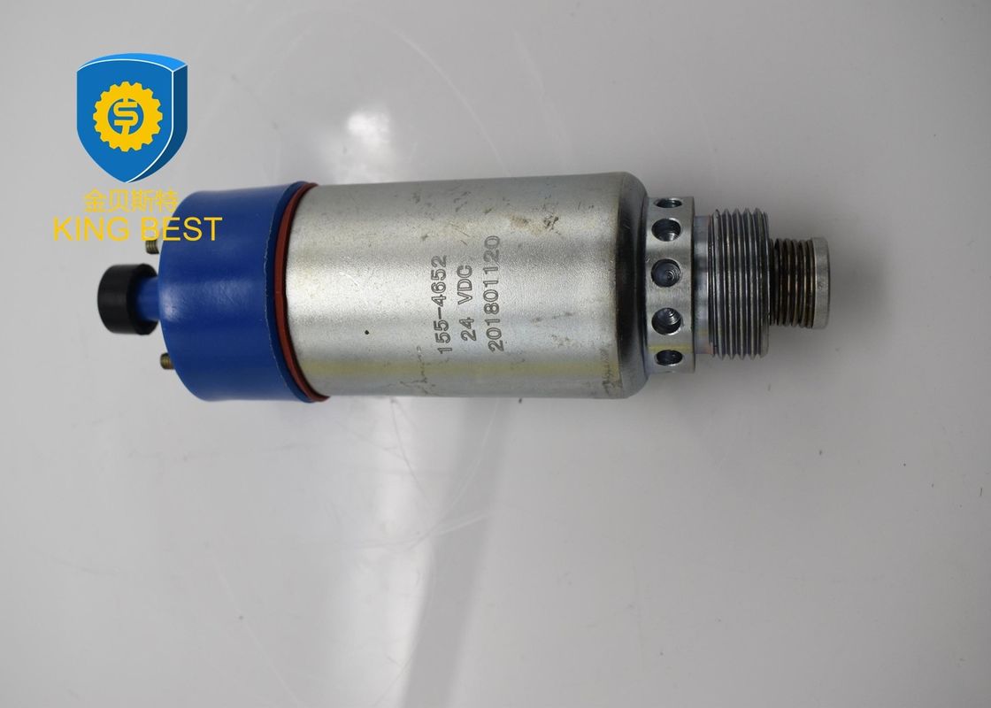 155-4652 Excavator Fuel Shutdown Stop Solenoid Valve 24V For  E320B E325B E325C /  Electrical Solenoid Valve