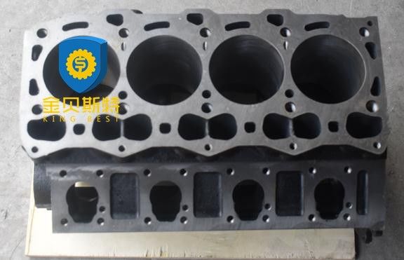 ISUZU 4LE2 D Diesel Engine Cylinder Block / Excavator Engine Replacement Parts