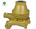 Komatsu Excavator Water Pump 6138-61-1860 Yellow Color Wear Resistant Long Lifespan